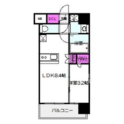 エスリードレジデンス都島NORTHの物件間取画像